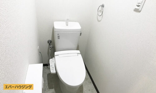 洗浄機能付き暖房便座。新調済みです