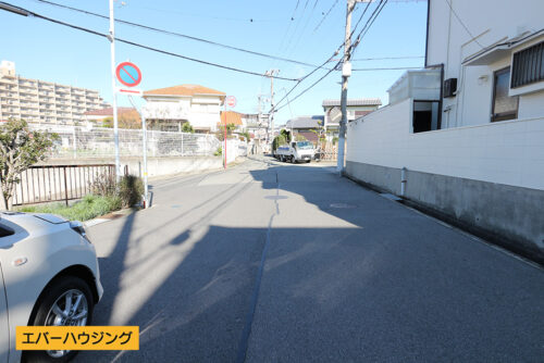 前面道路の写真です。