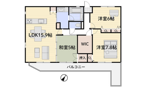 山陽電鉄「林崎松江海岸」駅から徒歩７分 バルコニーから海と淡路島が見えます！ オートロック・ホームセキュリティ付き。 現地（2019年12月）撮影