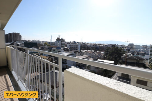 バルコニーからの眺望です。