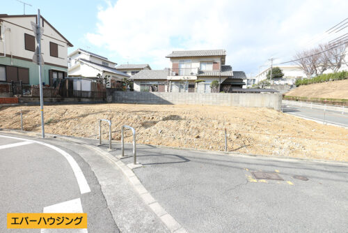 現地の前面道路です。