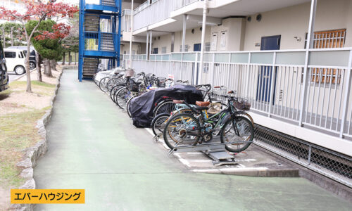 駐輪スペース。